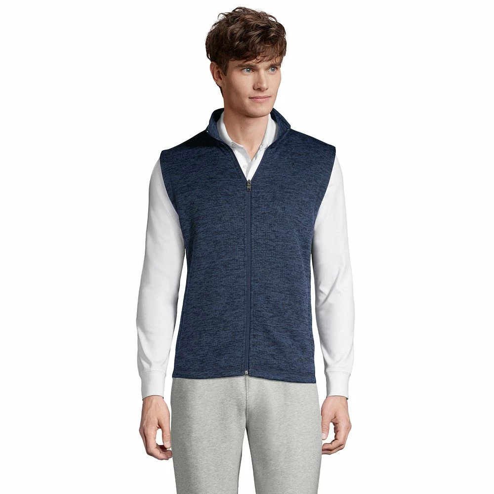 Big & Tall Lands' End Sweater Fleece Vest 5 Big & Tall Lands' End Sweater Fleece Vest - Image 3