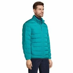 Big & Tall Lands' End 600 Down Puffer Winter Jacket -Cheap Mens Casual Outdoor Clothing Store 5340927 ALT2