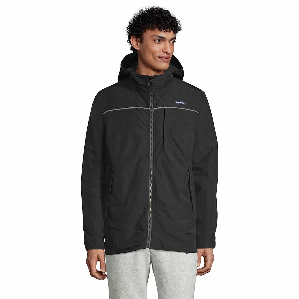 Big & Tall Lands' End Squall Hooded Jacket 3 Big & Tall Lands' End Squall Hooded Jacket