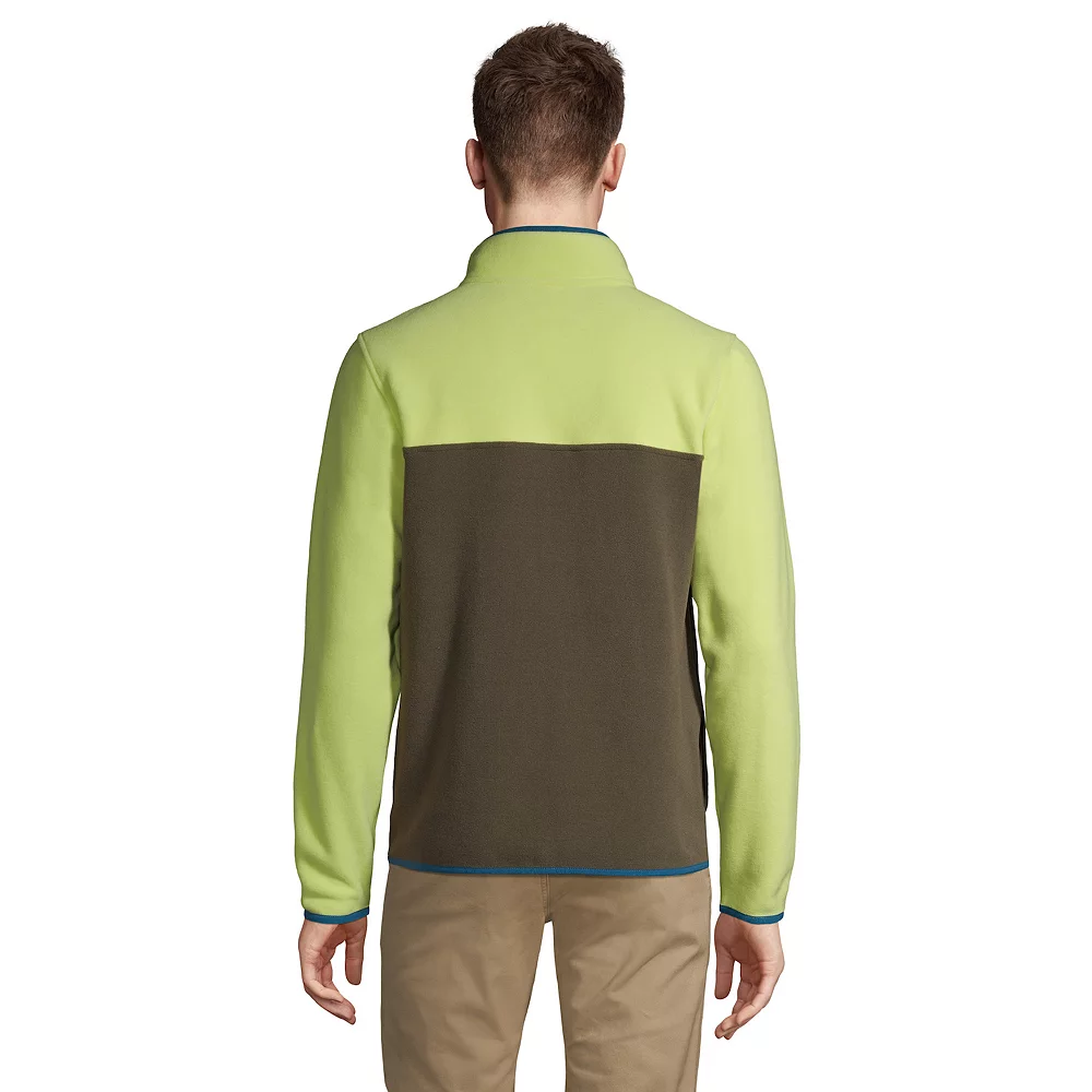 Big & Tall Lands' End Heritage Relaxed-Fit Fleece Snapneck Pullover Top 7 Big & Tall Lands' End Heritage Relaxed-Fit Fleece Snapneck Pullover Top - Image 5