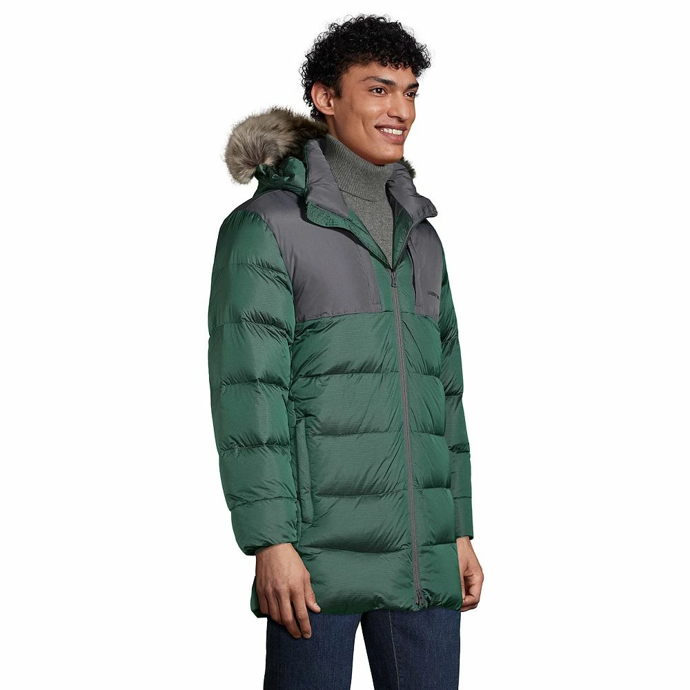 Men's Lands' End Down Wide Channel Hooded Parka 8 Men's Lands' End Down Wide Channel Hooded Parka - Image 6