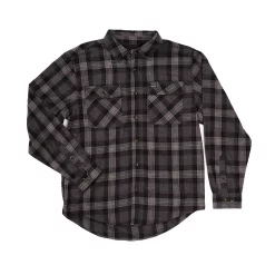 Men's Smith's Workwear Regular-Fit Plaid Two-Pocket Flannel Button-Down Shirt -Cheap Mens Casual Outdoor Clothing Store 5496892 ALT5