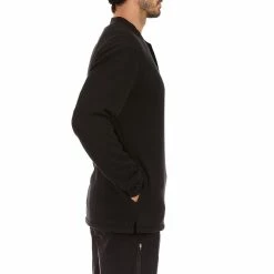 Men's Smith's Workwear Regular-Fit Sherpa Bonded Thermal Henley Pullover -Cheap Mens Casual Outdoor Clothing Store 5496893 ALT2