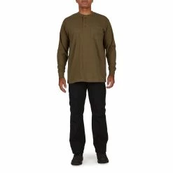 Men's Smith's Workwear Relaxed-Fit Fleece-Lined Stretch Performance Pants 11 Men's Smith's Workwear Relaxed-Fit Fleece-Lined Stretch Performance Pants -Cheap Mens Casual Outdoor Clothing Store 5496983 ALT4