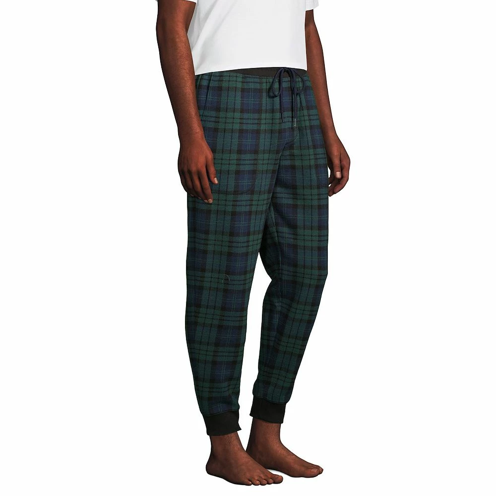 Men's Lands' End Waffle Jogger Pajama Pants 9 Men's Lands' End Waffle Jogger Pajama Pants - Image 7