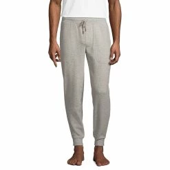 Men's Lands' End Waffle Jogger Pajama Pants 10 Men's Lands' End Waffle Jogger Pajama Pants -Cheap Mens Casual Outdoor Clothing Store 5500525 Gray Heather