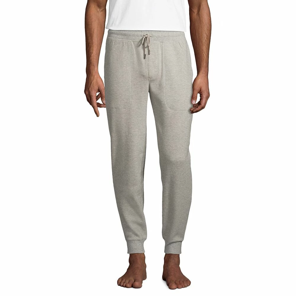 Men's Lands' End Waffle Jogger Pajama Pants 4 Men's Lands' End Waffle Jogger Pajama Pants - Image 2