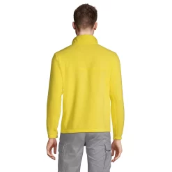 Big & Tall Lands' End Fleece Quarter-Zip Pullover Top -Cheap Mens Casual Outdoor Clothing Store 5506414 ALT