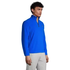 Big & Tall Lands' End Fleece Quarter-Zip Pullover Top -Cheap Mens Casual Outdoor Clothing Store 5506414 ALT2