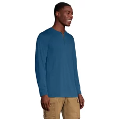Big & Tall Lands' End Classic-Fit Supima Jersey Henley 13 Big & Tall Lands' End Classic-Fit Supima Jersey Henley -Cheap Mens Casual Outdoor Clothing Store 5510777 ALT2