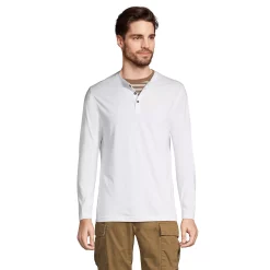 Big & Tall Lands' End Classic-Fit Supima Jersey Henley 10 Big & Tall Lands' End Classic-Fit Supima Jersey Henley -Cheap Mens Casual Outdoor Clothing Store 5510777 White