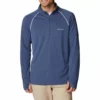 Men's Columbia Narrows Pointe™ Half-Zip Top -Cheap Mens Casual Outdoor Clothing Store 5549591 Dark Mountain