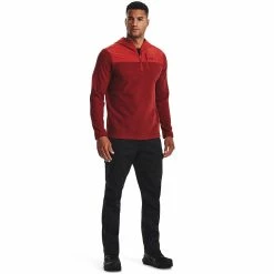 Men's Under Armour Specialist Grid Quarter Zip Hoodie -Cheap Mens Casual Outdoor Clothing Store 5567935 ALT2