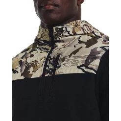 Men's Under Armour Specialist Grid Quarter Zip Hoodie -Cheap Mens Casual Outdoor Clothing Store 5567935 ALT3