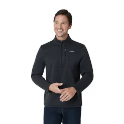 Men's Eddie Bauer Radiator Quarter Zip Pullover -Cheap Mens Casual Outdoor Clothing Store 5568115 Black