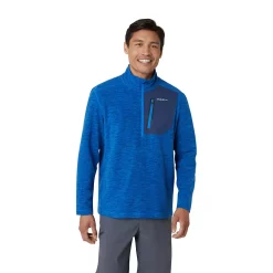 Men's Eddie Bauer Cloud Quarter Zip Pullover -Cheap Mens Casual Outdoor Clothing Store 5568117 Royal Blue