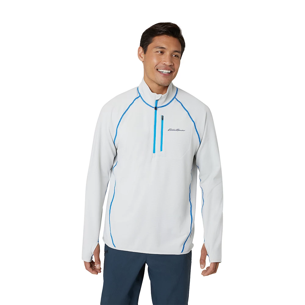 Men's Eddie Bauer Atlas Grid Quarter Zip Pullover 4 Men's Eddie Bauer Atlas Grid Quarter Zip Pullover - Image 2
