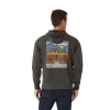Men's Eddie Bauer Camp Pullover Hoodie -Cheap Mens Casual Outdoor Clothing Store 5568121 Black