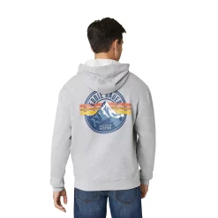 Men's Eddie Bauer Camp Pullover Hoodie -Cheap Mens Casual Outdoor Clothing Store 5568121 Light Gray Heather