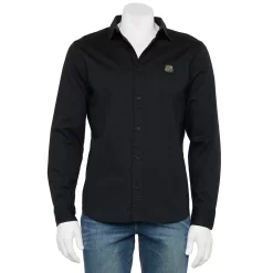 Men's Vans Button-Down Shirt -Cheap Mens Casual Outdoor Clothing Store 5570799 Black