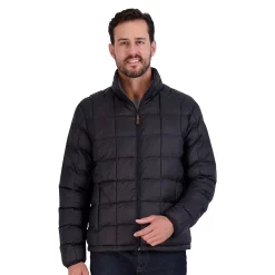 Men's ZeroXposur Luke Box Quilted Puffer Jacket -Cheap Mens Casual Outdoor Clothing Store 5570834 Black