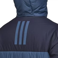 Men's adidas 3-Stripes Puffy Hooded Jacket 18 Men's adidas 3-Stripes Puffy Hooded Jacket -Cheap Mens Casual Outdoor Clothing Store 5573137 ALT4
