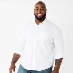 Big & Tall Apt. 9® Button-Down Tech Shirt