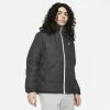 Men's Nike Therma-FIT Legacy Reversible Hooded Jacket -Cheap Mens Casual Outdoor Clothing Store 5581463 Black Grey