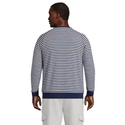 Big & Tall Lands' End Serious Sweats Striped French Terry Crewneck Sweatshirt 7 Big & Tall Lands' End Serious Sweats Striped French Terry Crewneck Sweatshirt -Cheap Mens Casual Outdoor Clothing Store 5582669 ALT