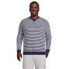 Big & Tall Lands' End Serious Sweats Striped French Terry Crewneck Sweatshirt 2 Big & Tall Lands' End Serious Sweats Striped French Terry Crewneck Sweatshirt -Cheap Mens Casual Outdoor Clothing Store 5582669 Navy Ivory Stripe