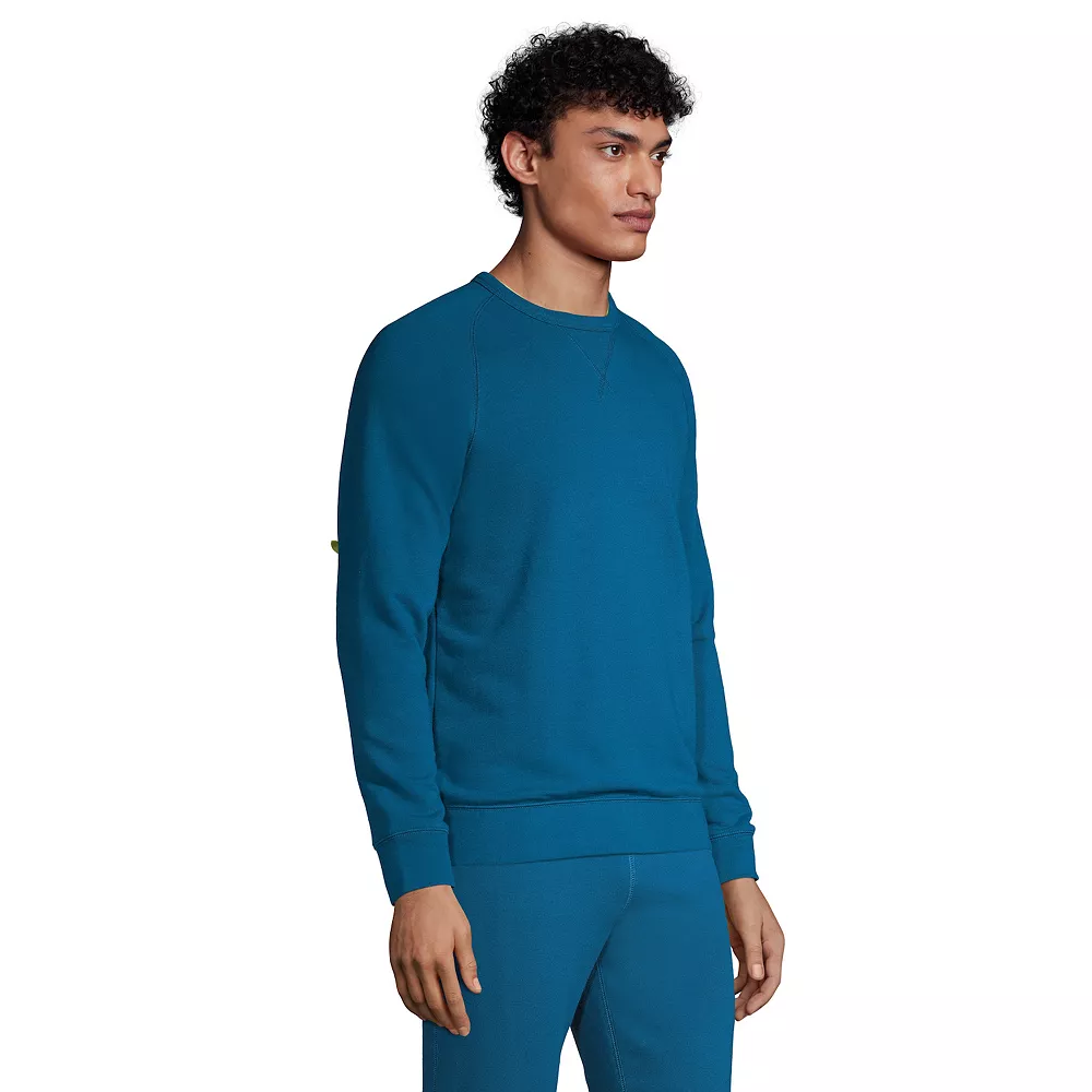 Big & Tall Lands' End Serious Sweats French Terry Crewneck Sweatshirt 6 Big & Tall Lands' End Serious Sweats French Terry Crewneck Sweatshirt - Image 4