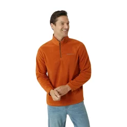 Men's Eddie Bauer Venture Fleece Quarter Zip Pullover -Cheap Mens Casual Outdoor Clothing Store 5583104 Adobe