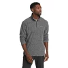 Men's Eddie Bauer Venture Fleece Quarter Zip Pullover -Cheap Mens Casual Outdoor Clothing Store 5583104 Charcoal Heather