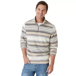 Men's Eddie Bauer Venture Fleece Quarter Zip Pullover -Cheap Mens Casual Outdoor Clothing Store 5583104 Ivory