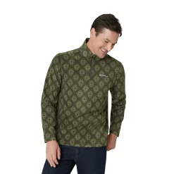 Men's Eddie Bauer Venture Fleece Quarter Zip Pullover -Cheap Mens Casual Outdoor Clothing Store 5583104 Loden