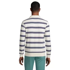 Big & Tall Lands' End Serious Sweats Striped French Terry Quarter-Zip Polo 6 Big & Tall Lands' End Serious Sweats Striped French Terry Quarter-Zip Polo -Cheap Mens Casual Outdoor Clothing Store 5583155 ALT
