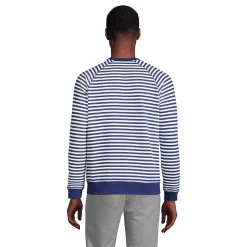 Big & Tall Lands' End French Terry Crewneck Sweatshirt -Cheap Mens Casual Outdoor Clothing Store 5583156 ALT