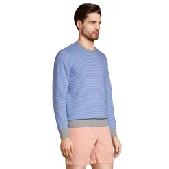 Big & Tall Lands' End Serious Sweats Crewneck Sweatshirt -Cheap Mens Casual Outdoor Clothing Store 5583157 ALT2