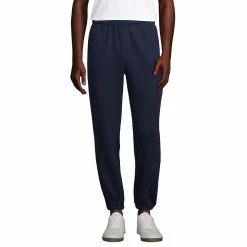 Big & Tall Lands' End Serious Sweats Sweatpants -Cheap Mens Casual Outdoor Clothing Store 5583578 Radiant Navy