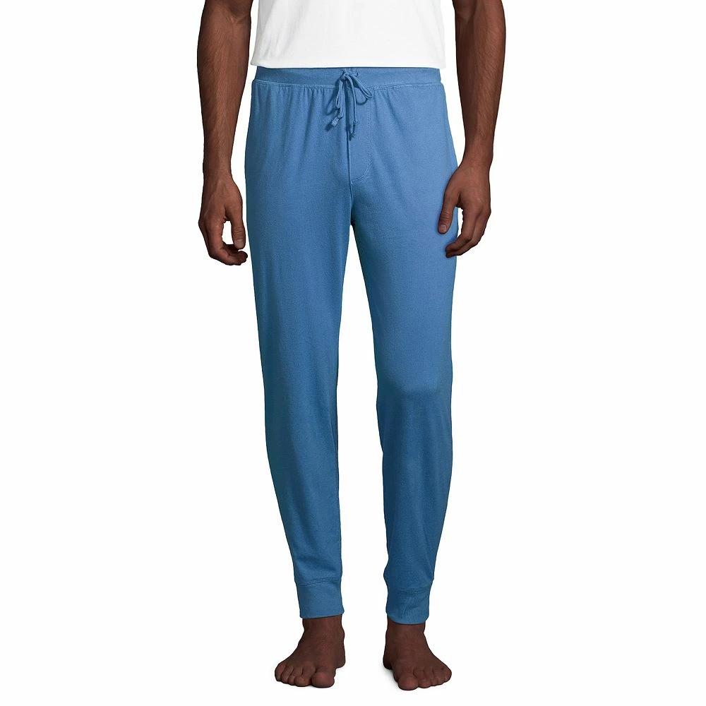 Big & Tall Lands' End Knit Jersey Jogger Pajama Pants 3 Big & Tall Lands' End Knit Jersey Jogger Pajama Pants
