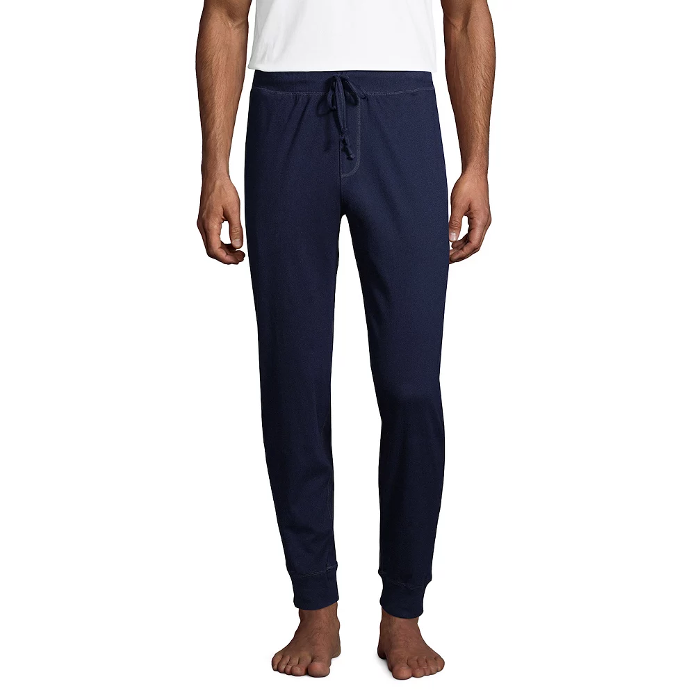 Big & Tall Lands' End Knit Jersey Jogger Pajama Pants 4 Big & Tall Lands' End Knit Jersey Jogger Pajama Pants - Image 2