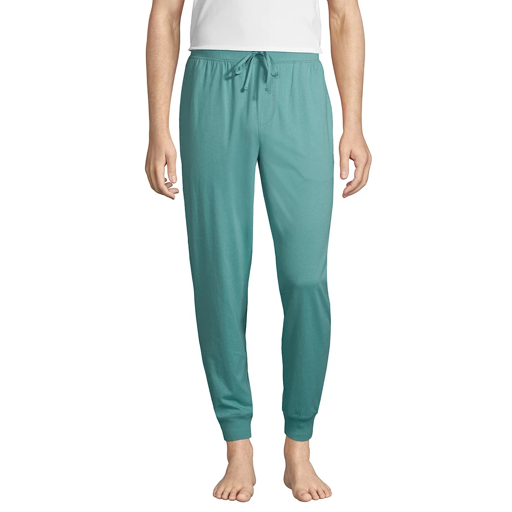Big & Tall Lands' End Knit Jersey Jogger Pajama Pants 9 Big & Tall Lands' End Knit Jersey Jogger Pajama Pants - Image 7