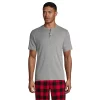 Big & Tall Lands' End Knit Rib Pajama Sleep Henley