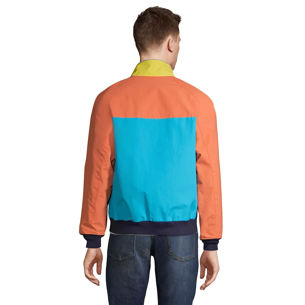 Big & Tall Lands' End Lightweight Colorblock Squall Jacket 4 Big & Tall Lands' End Lightweight Colorblock Squall Jacket - Image 2