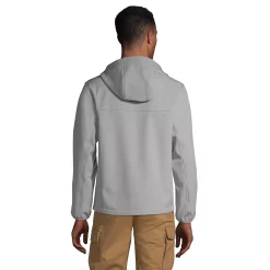 Big & Tall Lands' End Hooded Softshell Jacket -Cheap Mens Casual Outdoor Clothing Store 5584466 ALT