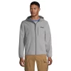 Big & Tall Lands' End Hooded Softshell Jacket -Cheap Mens Casual Outdoor Clothing Store 5584466 Ultimate Gray