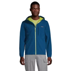 Men's Lands' End Softshell Hooded Jacket -Cheap Mens Casual Outdoor Clothing Store 5585265 Baltic Teal