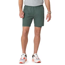 Men's Caliville Stretch Active Lined Performance Shorts -Cheap Mens Casual Outdoor Clothing Store 5586706 Olive
