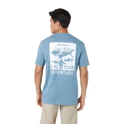 Men's Eddie Bauer Graphic Tee -Cheap Mens Casual Outdoor Clothing Store 5589630 Harbor Mist