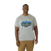 Men's Big & Tall Eddie Bauer Graphic Tee -Cheap Mens Casual Outdoor Clothing Store 5598648 Cinder